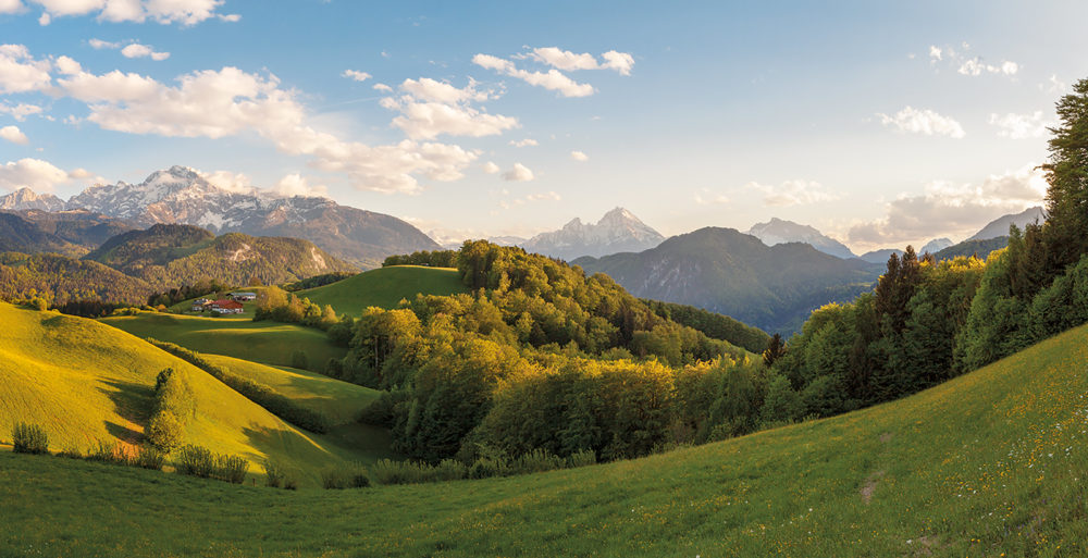 Panorama Watzmann, Scheffau Panorama Watzmann, Scheffau, Berchtesgaden,